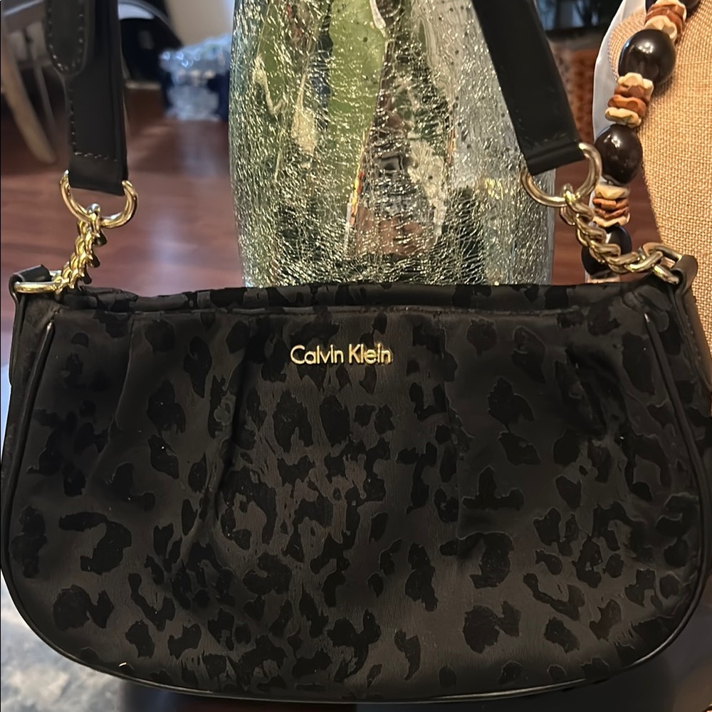 Calvin Klein Black Leopard Print Women's Bag..send offers please!! - Picture 10 of 10
